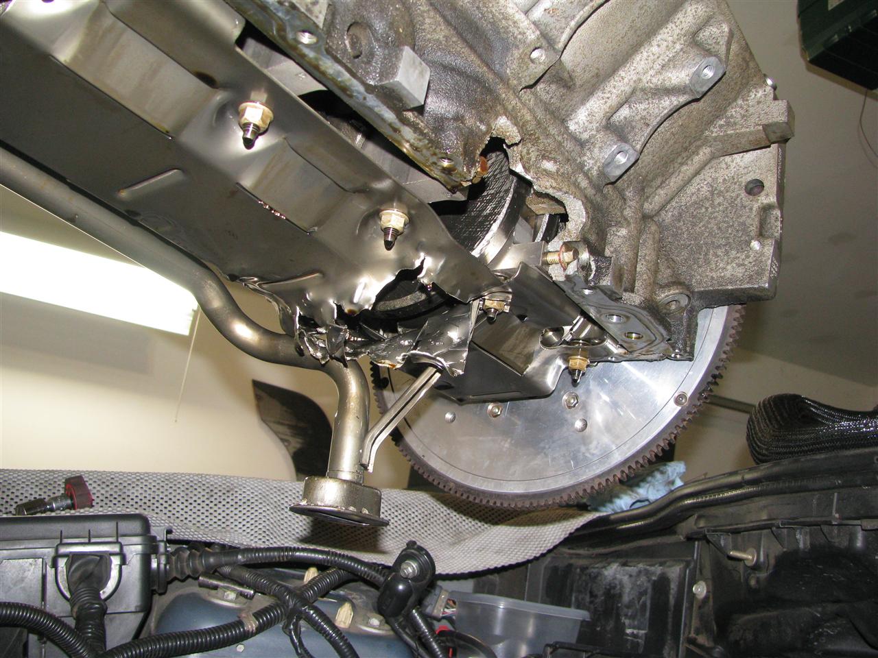 2006 Cadillac Cts Oil Pan Removal 2006 Cadillac Cts 3